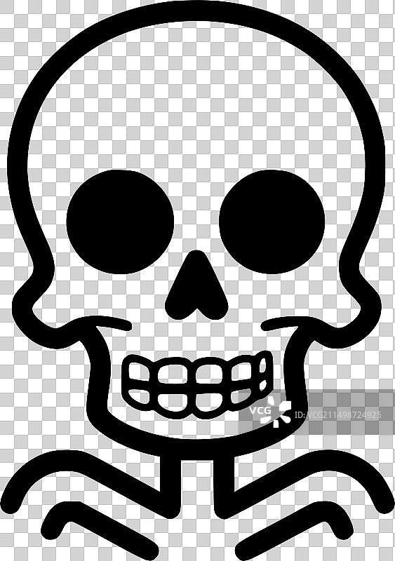 高品质骷髅标志 - 适用于T恤图片素材