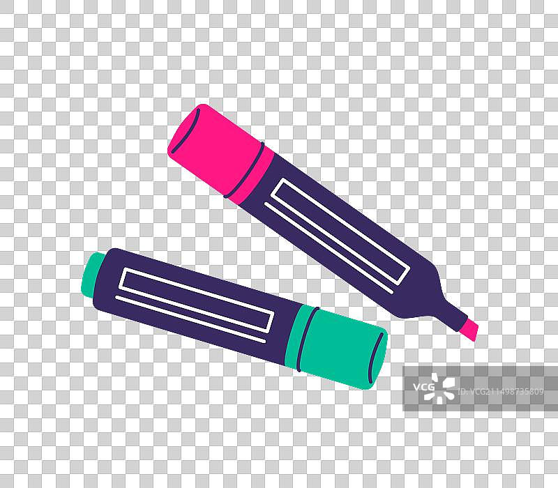 荧光笔文具图片素材