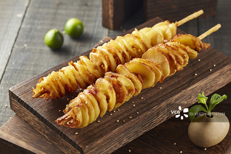 炸薯塔图片素材