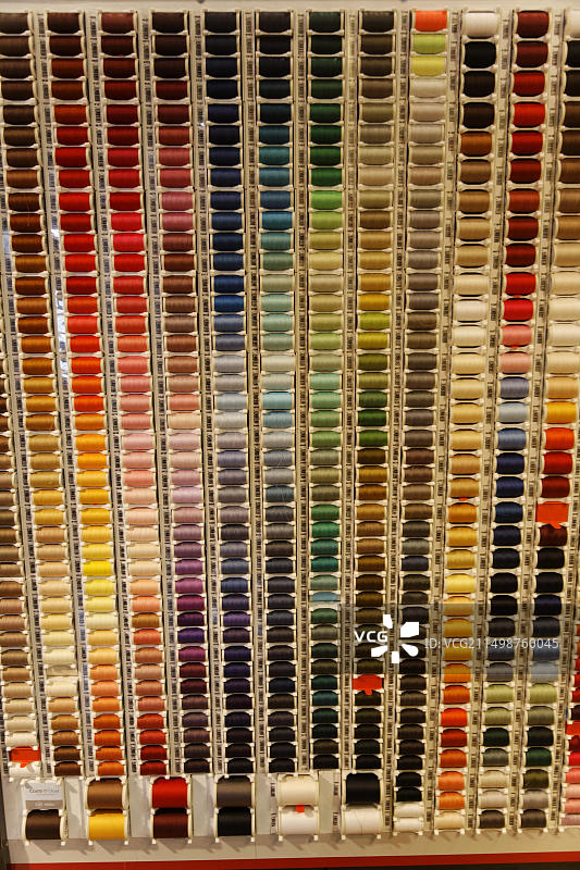 彩色棉线轴图片素材