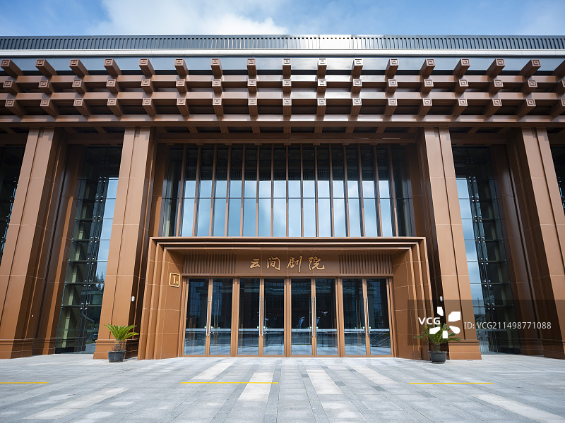 上海松江云间艺术中心展览馆图片素材