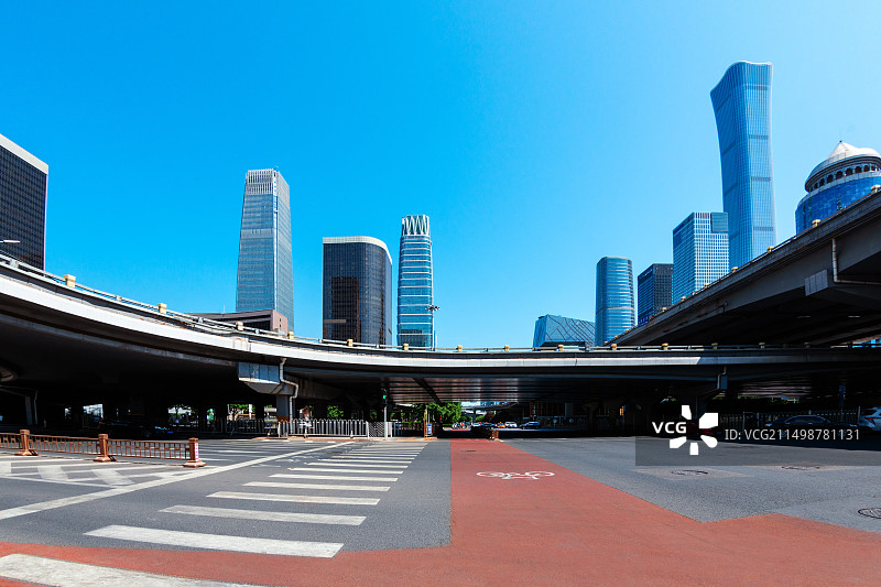 北京大北窑城市天际线图片素材