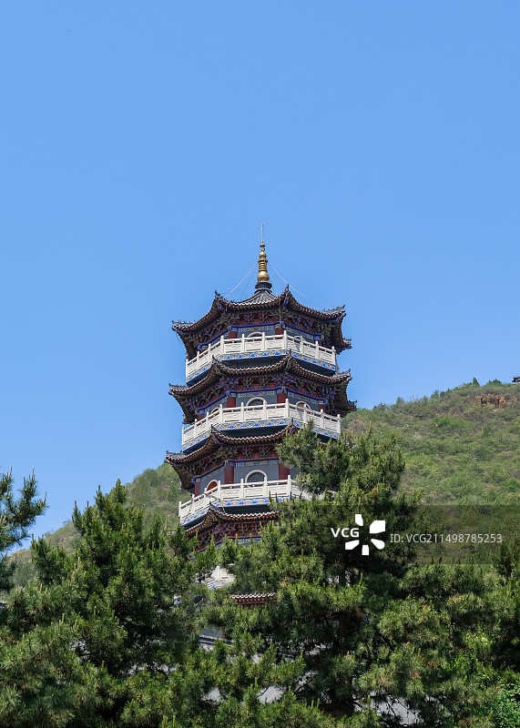 北京密云 冶仙塔图片素材