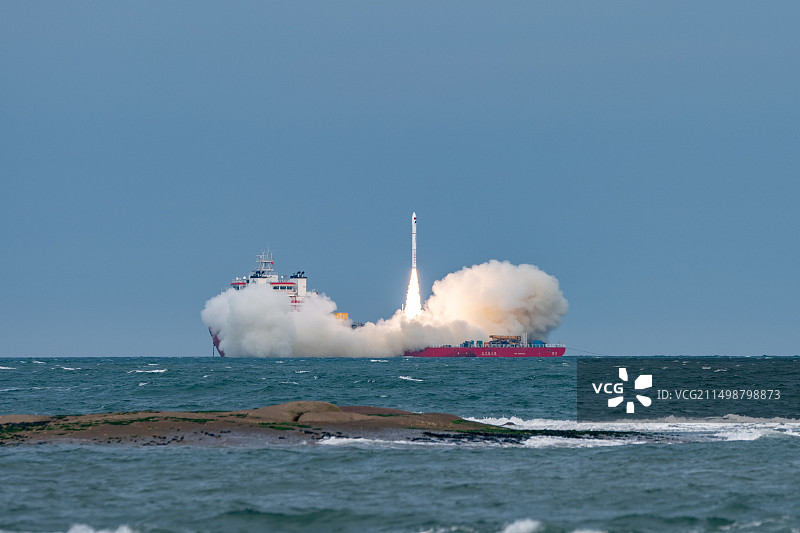谷神星一号海射型遥二运载火箭首次在日照发射成功！图片素材