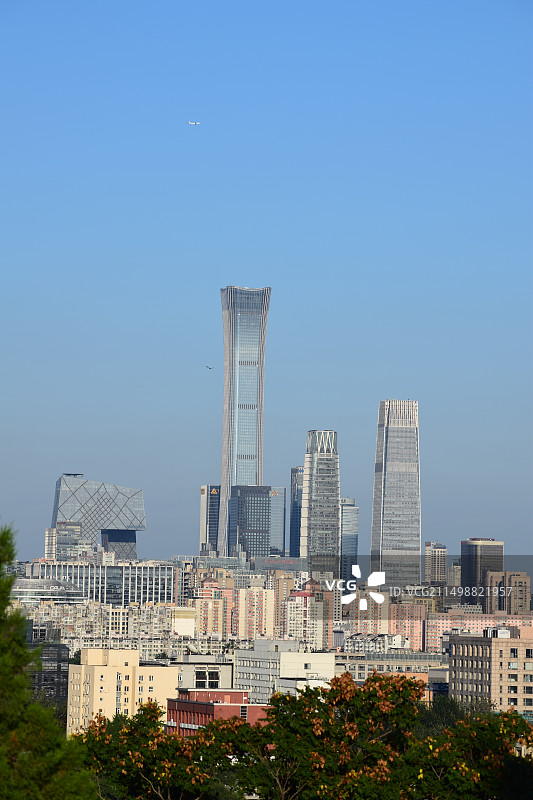 景山-万春亭的远眺图片素材