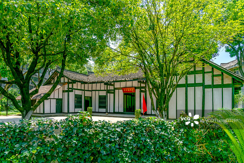 长沙蔡和森故居暨新民学会旧址,著名景点,横幅全景图片素材