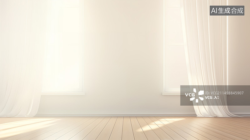 【AI数字艺术】室内简约背景图片素材