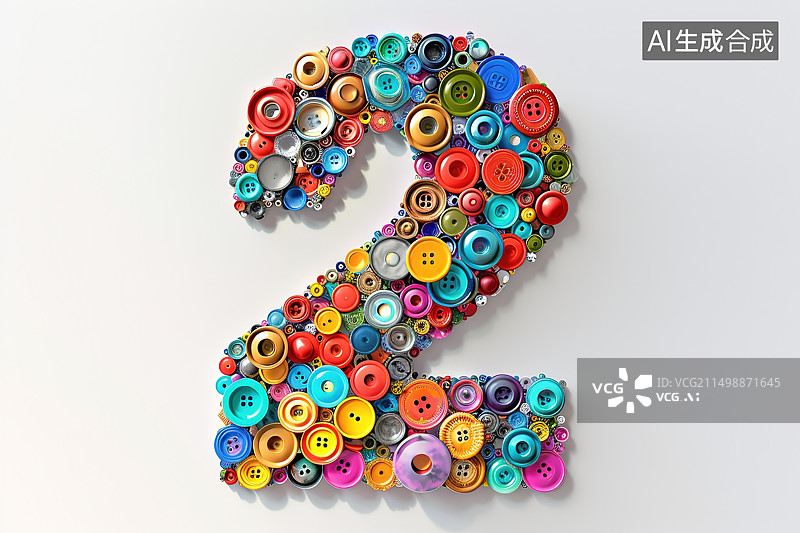 【AI数字艺术】白色背景上彩色字母的高角度视图图片素材