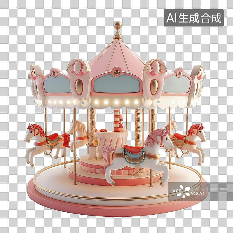 【AI数字艺术】卡通游乐场图片素材