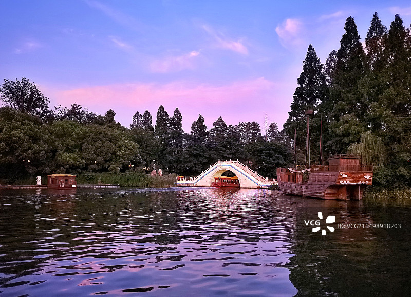 白鹭洲公园图片素材