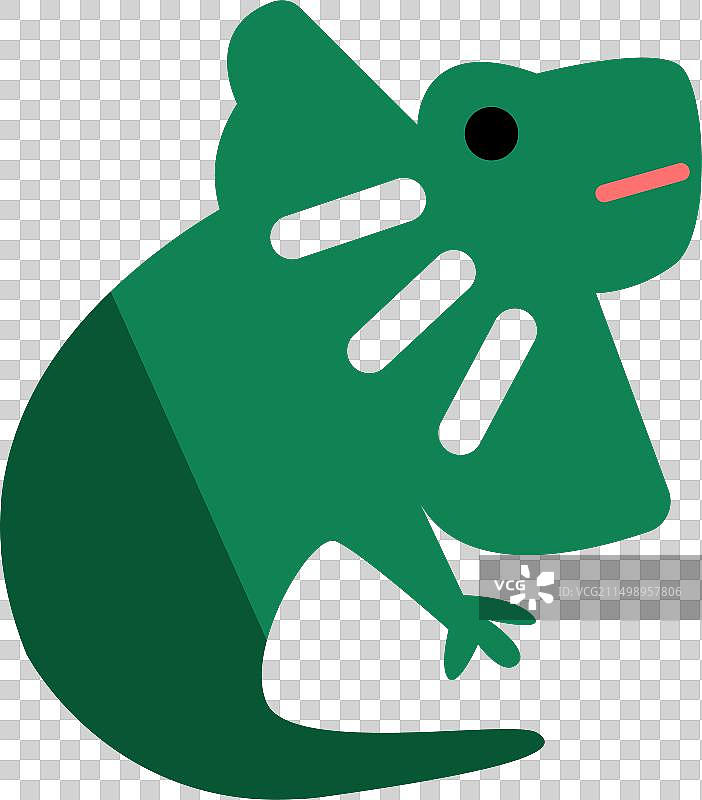 伞蜥蜴图片素材