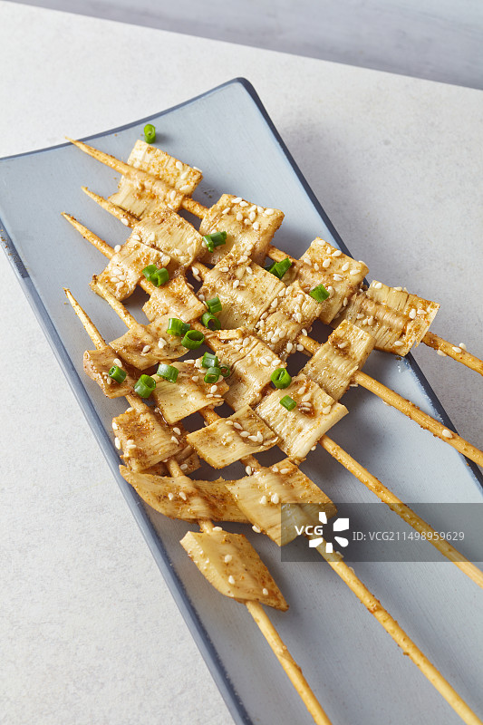 烤牛板筋图片素材