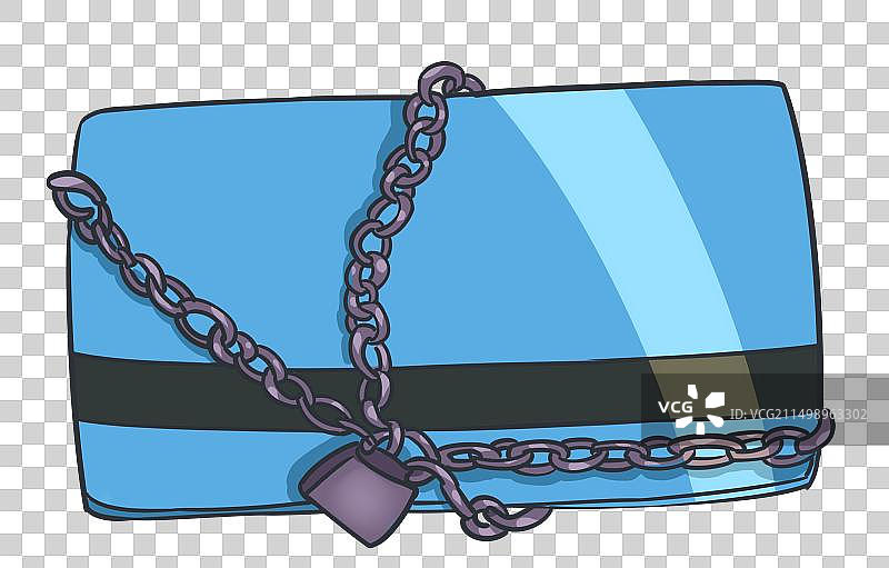 被冻结的账户手绘插画元素图片素材