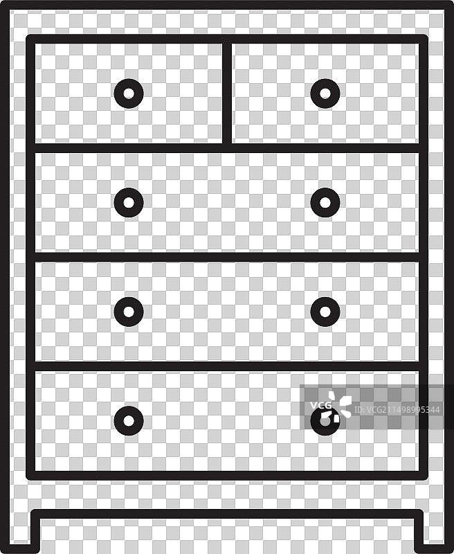 五斗柜图片素材