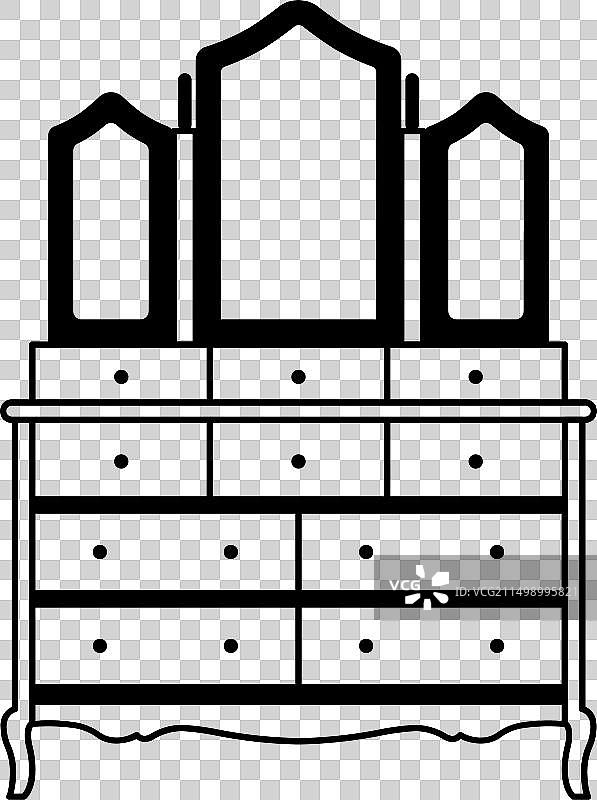 五斗柜图片素材