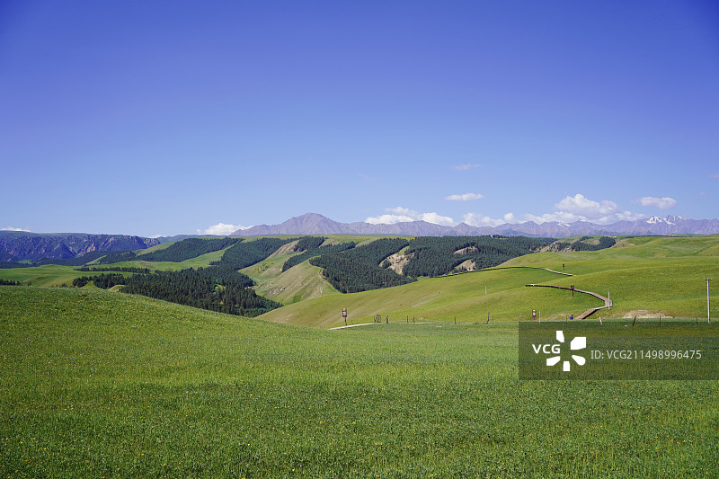 甘肃张掖康乐草原山脉图片素材