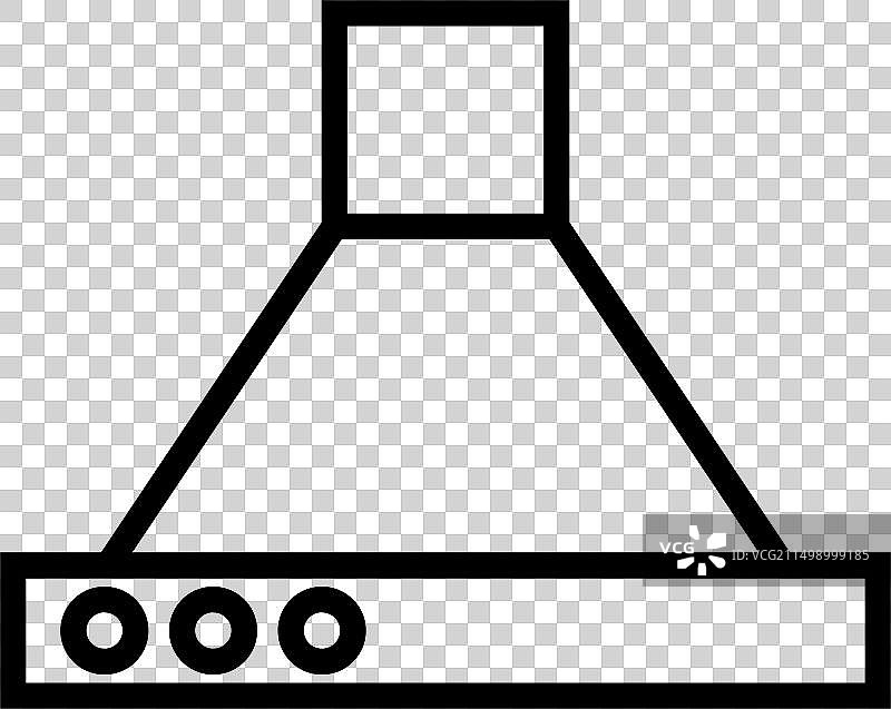 燃气灶台油烟机罩设备图片素材