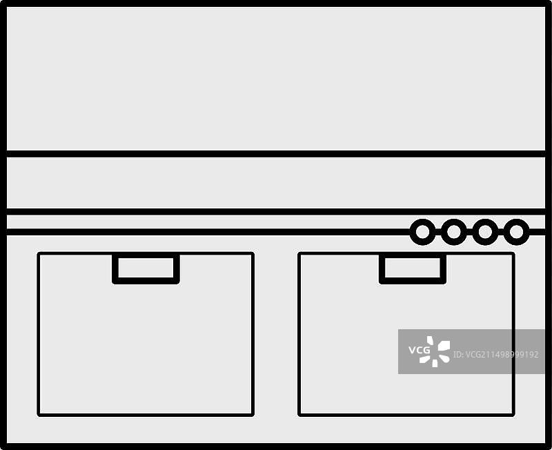燃气灶台油烟机罩设备图片素材