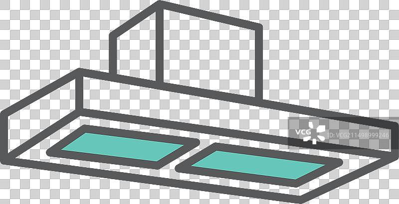 燃气灶台油烟机罩设备图片素材