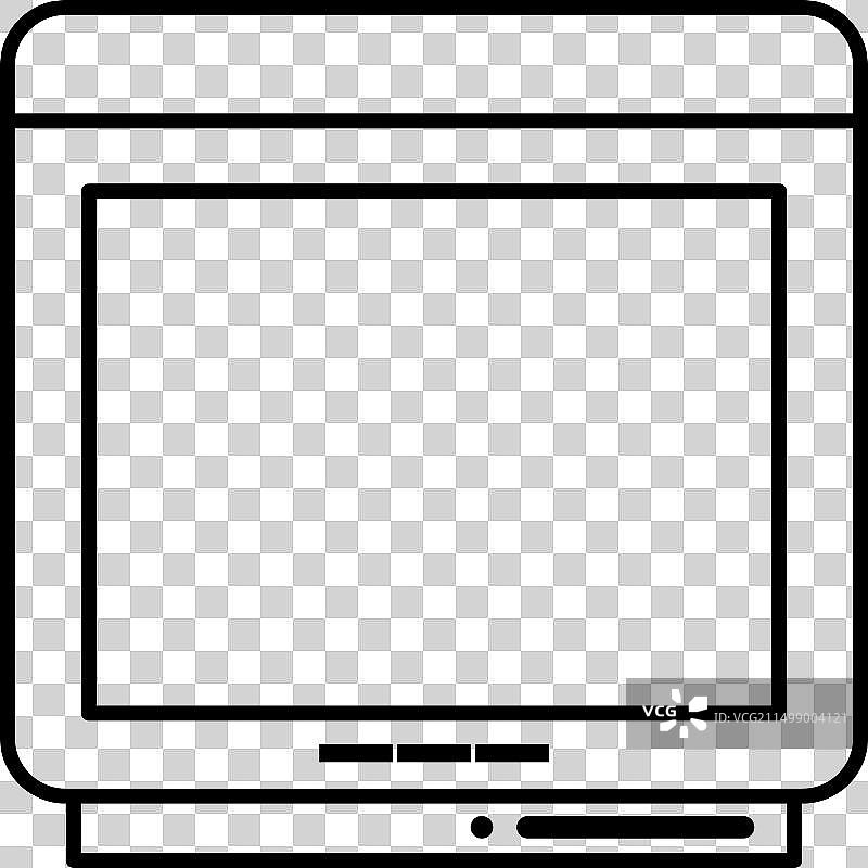 阴极射线管电视图片素材