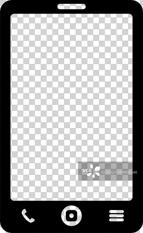 老式按键直板手机图片素材