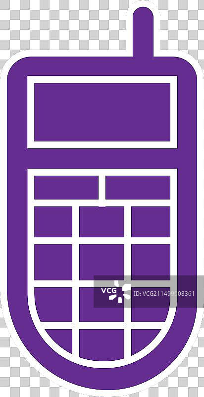 老式按键直板手机图片素材