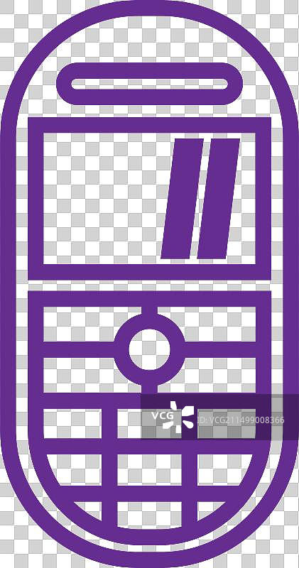 老式按键直板手机图片素材