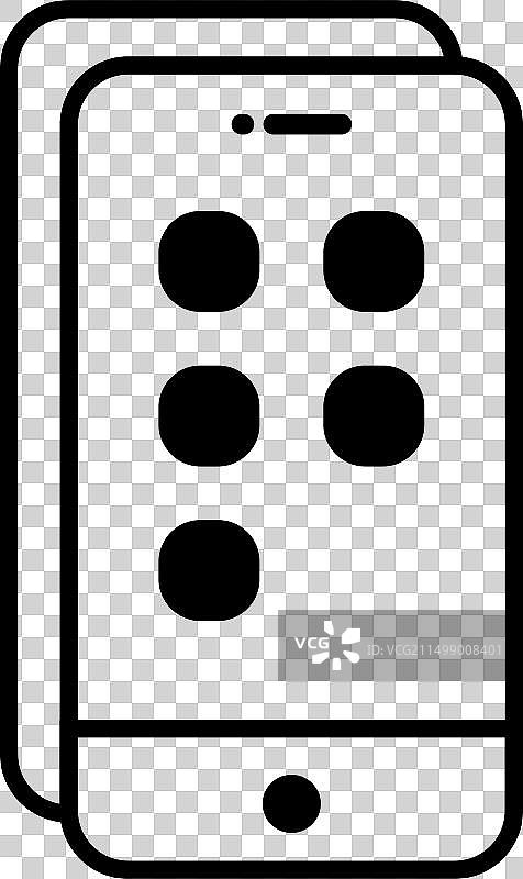 老式按键直板手机图片素材