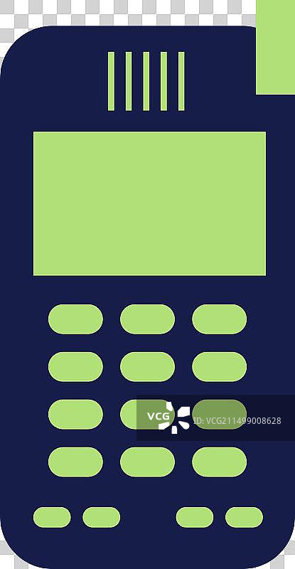 老式按键直板手机图片素材