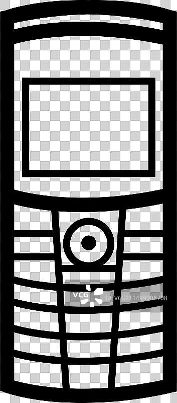 老式按键直板手机图片素材