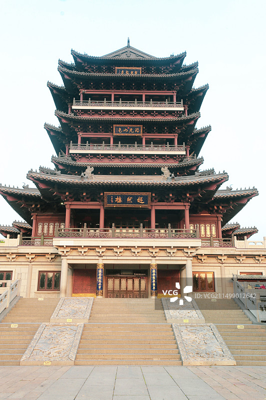 山东济南大明湖超然楼图片素材