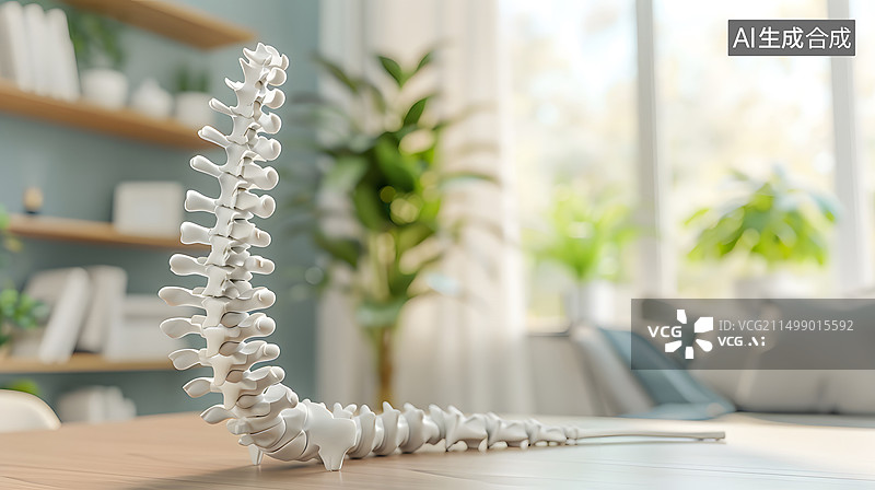 【AI数字艺术】白骨精雕，脊梁挺立图片素材