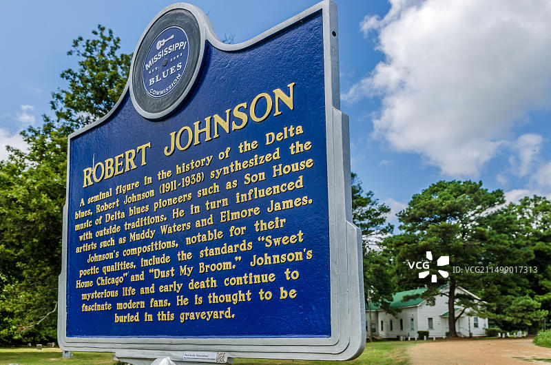 密西西比蓝调委员会的历史地标图片素材