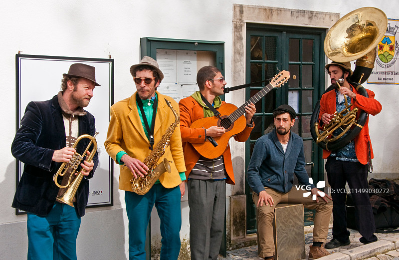 辛特拉街头音乐家图片素材