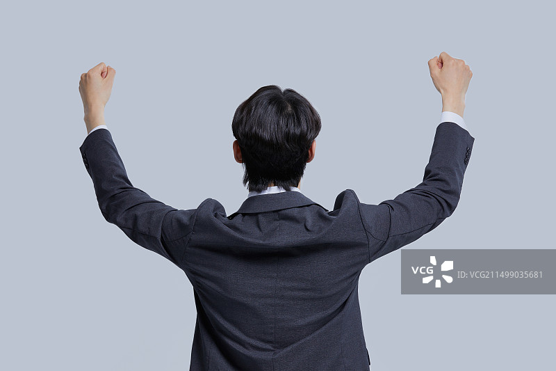 商务、西装、青年男子、新员工、商人、背影图片素材