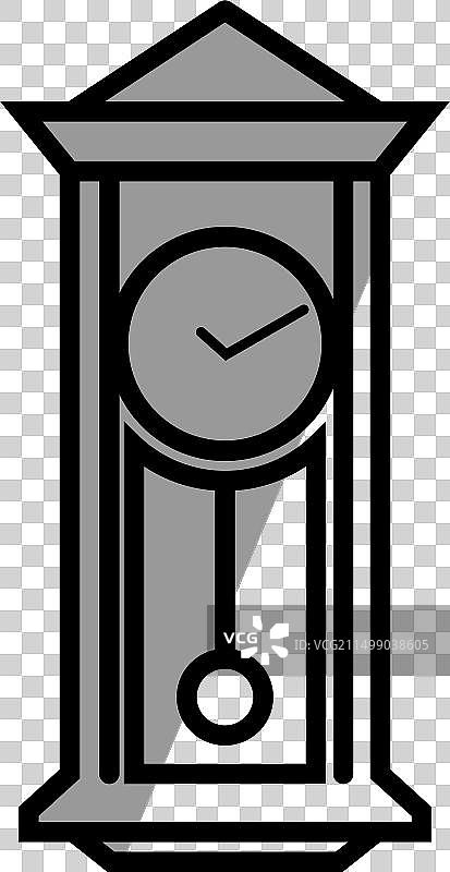 落地钟图片素材