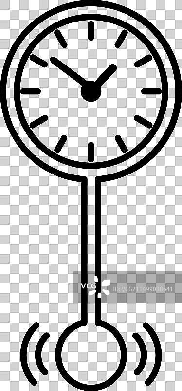 落地钟图片素材