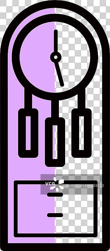 落地钟图片素材