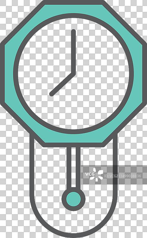 落地钟图片素材