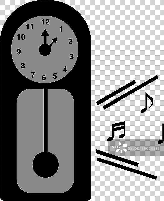 落地钟图片素材