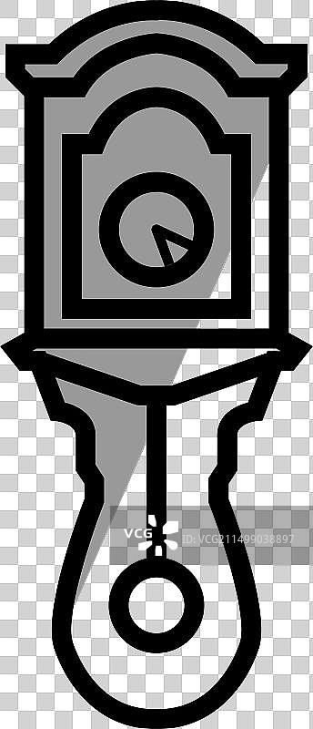 落地钟图片素材