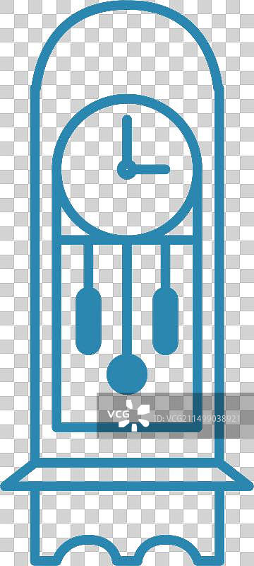 落地钟图片素材