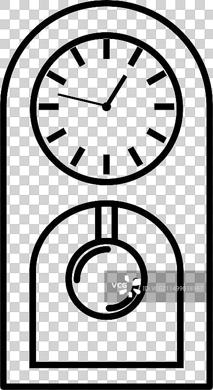 落地钟图片素材