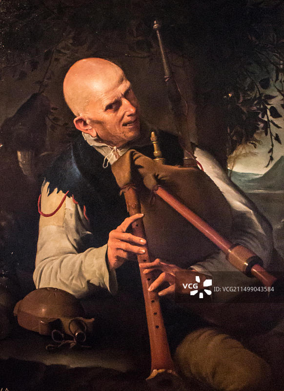 阿雅克肖费什博物馆：彼得罗·保利尼（1603-1681），风笛演奏者图片素材
