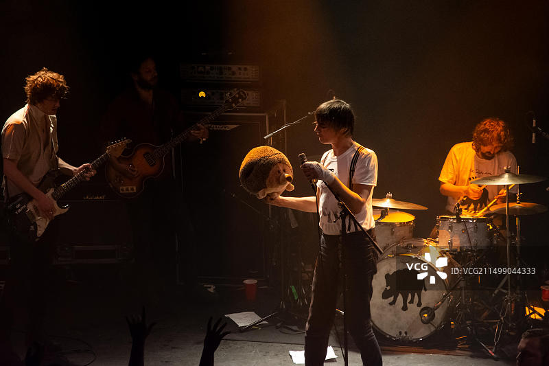 Pete Doherty & The Puta Madres乐队2019年格拉斯哥QMU演出图片素材