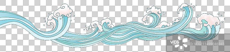 水海浪图片素材
