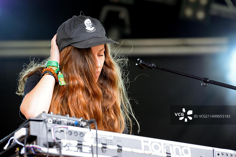 Jessy Lanza在声纳音乐节上的表演图片素材