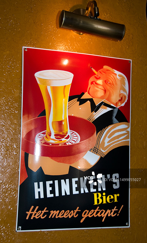 荷兰喜力啤酒标志酒吧咖啡馆图片素材