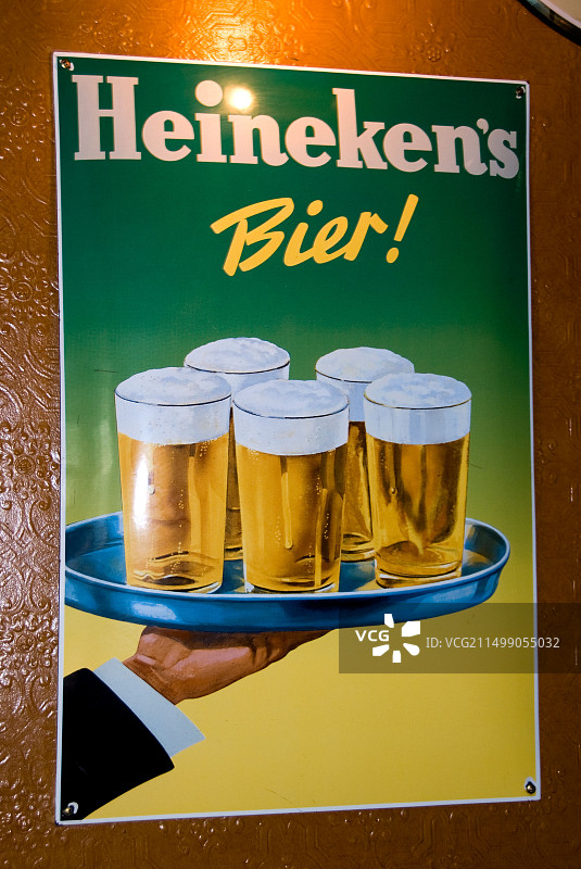 荷兰喜力啤酒标志酒吧咖啡馆图片素材
