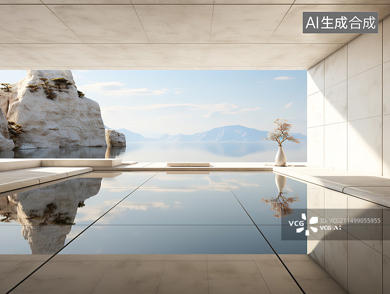 【AI数字艺术】建筑背景图片素材